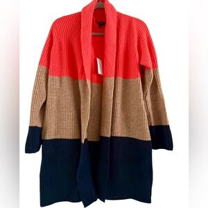 Banana Republic Wool Knit Long Cardigan Duster Small Oversized Lagenlook